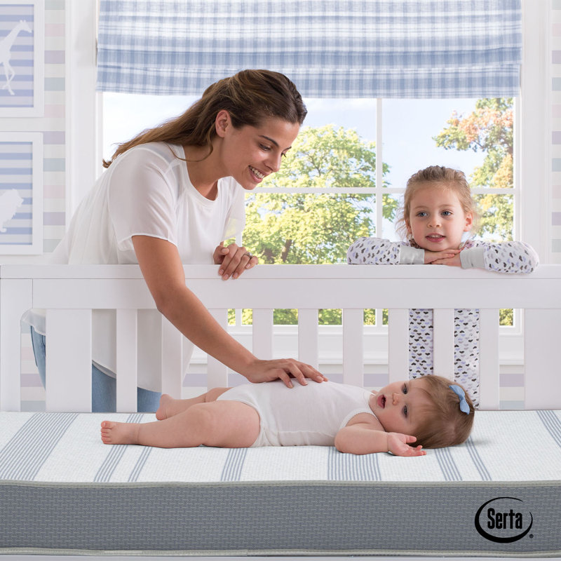 Serta 2 Stage Waterproof Standard Crib Mattress adult